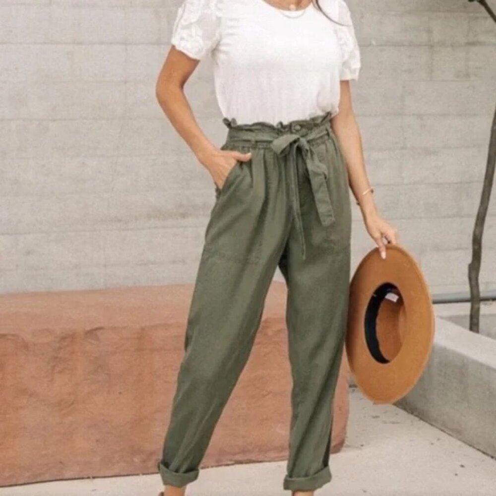 Abercrombie and Fitch Green Utility Pants